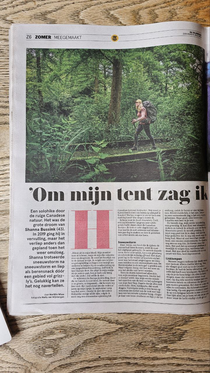 Rayu in de Telegraaf