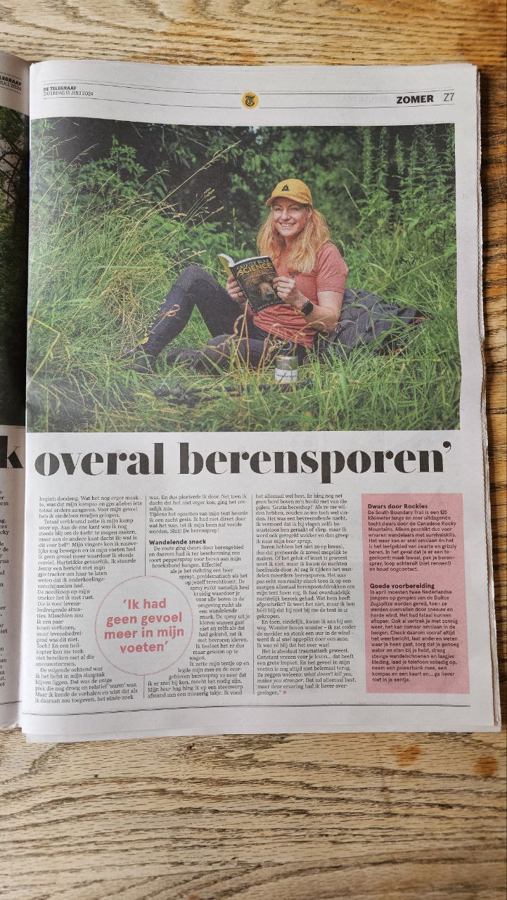 Rayu in de Telegraaf