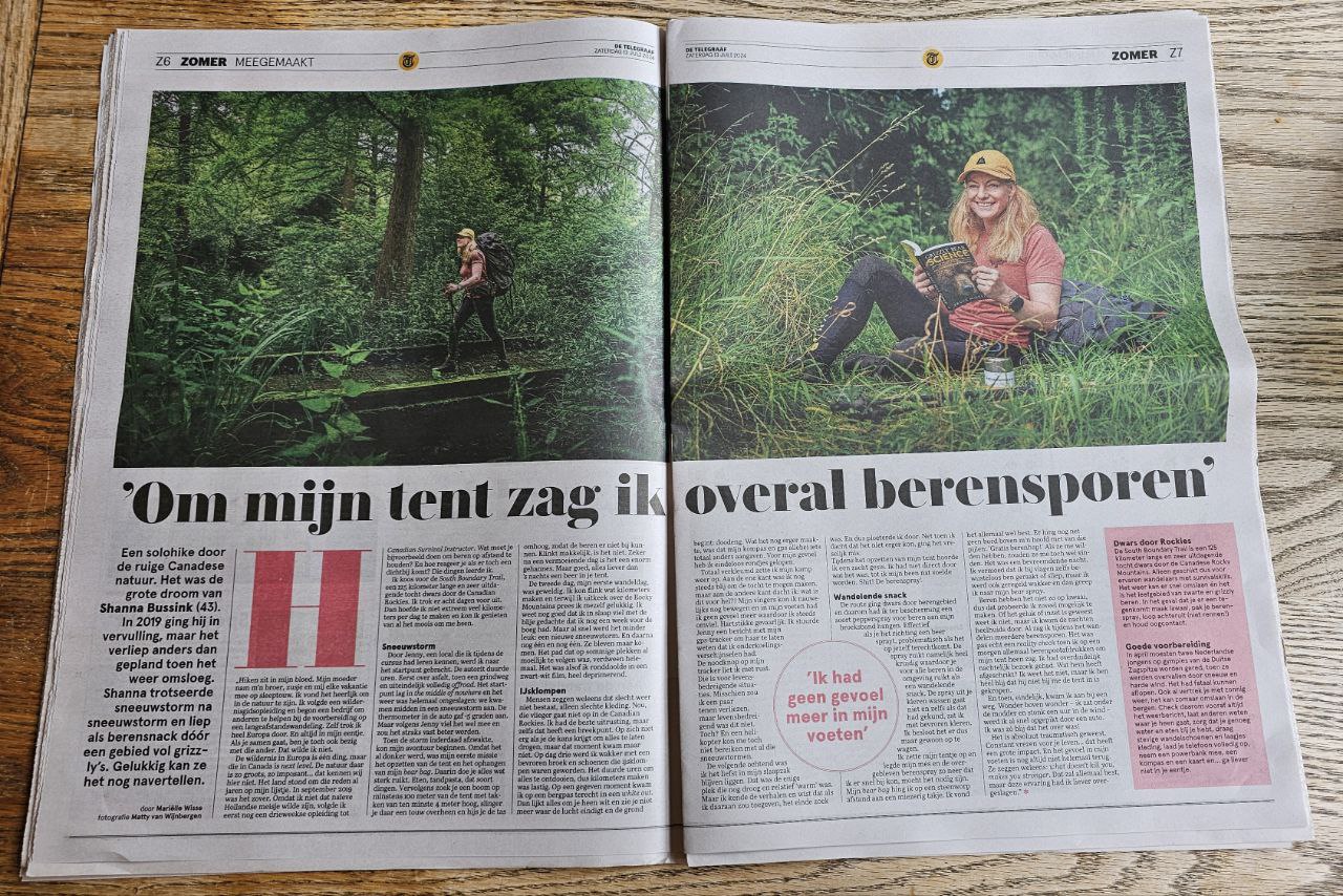 Interview Rayu in de Telegraaf